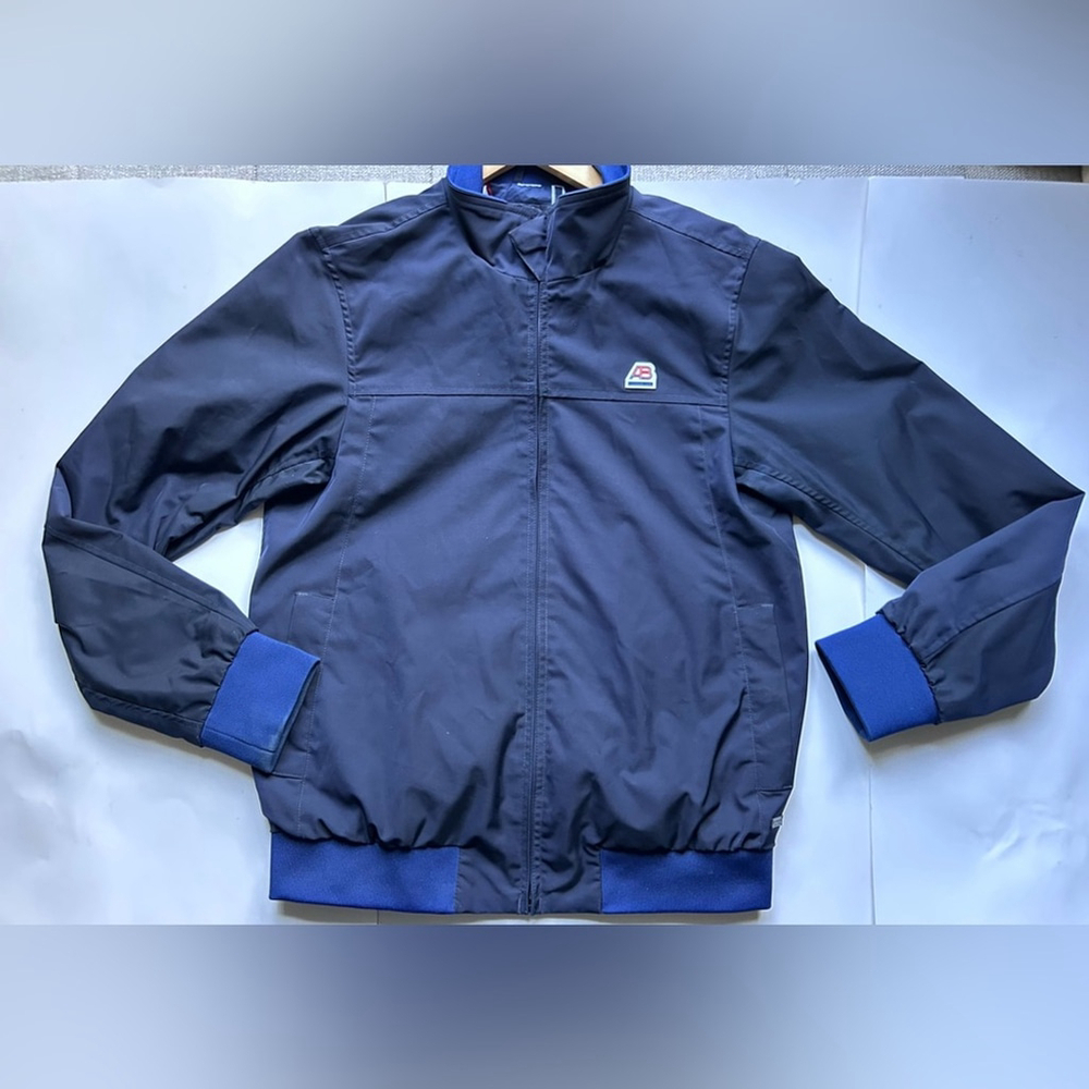 Scotch & Soda Harrington Front Zip Jacket Men's Navy Jacket - Picture 4 of 10